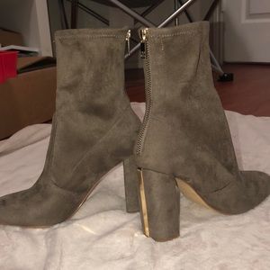 Taupe “Sock” Boots